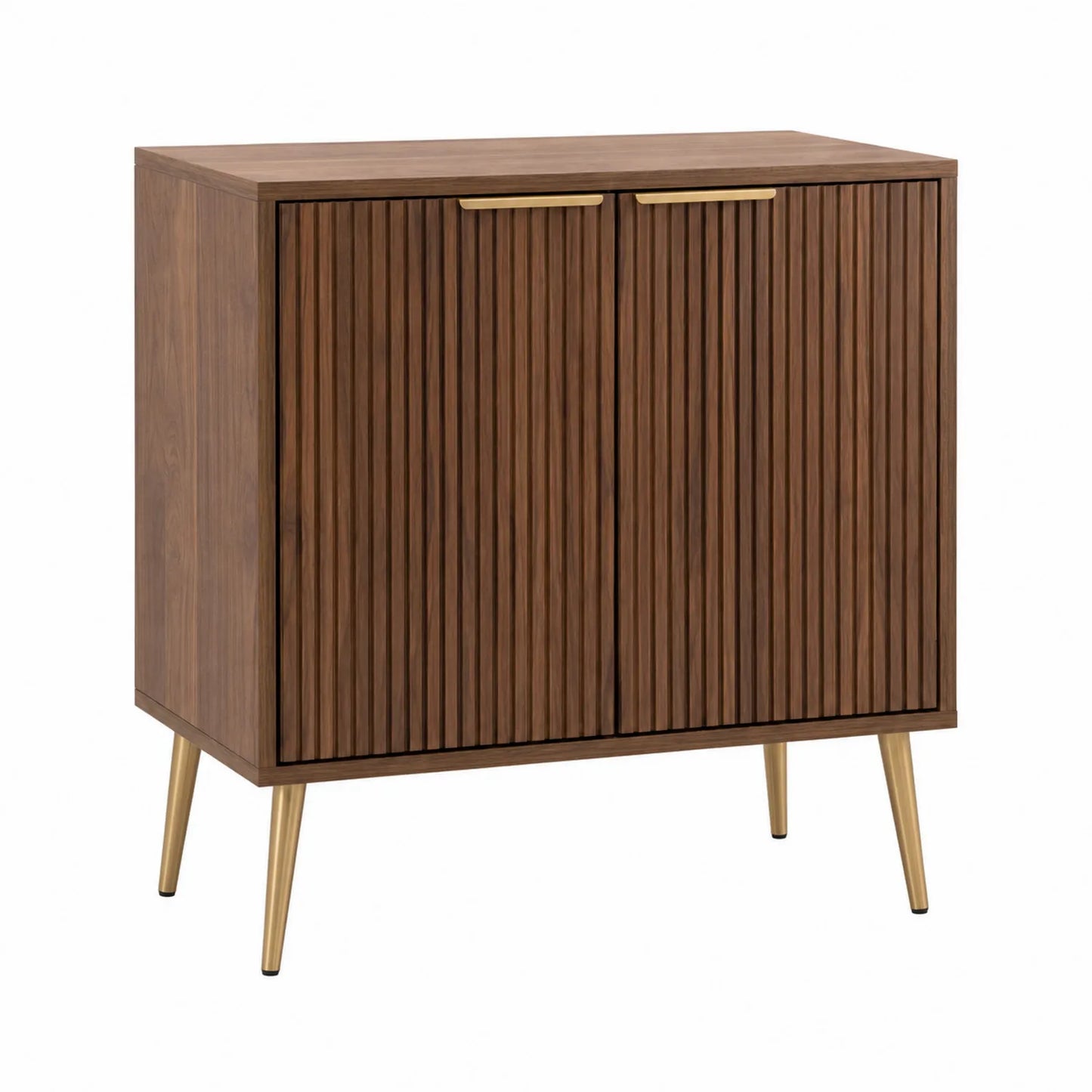 Sideboard Walnussholzfurnier Braun 80x35x90cm
