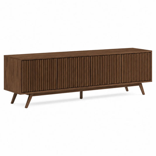 TV-Schrank aus Walnussholz Braun 180cm x 40cm x 50cm