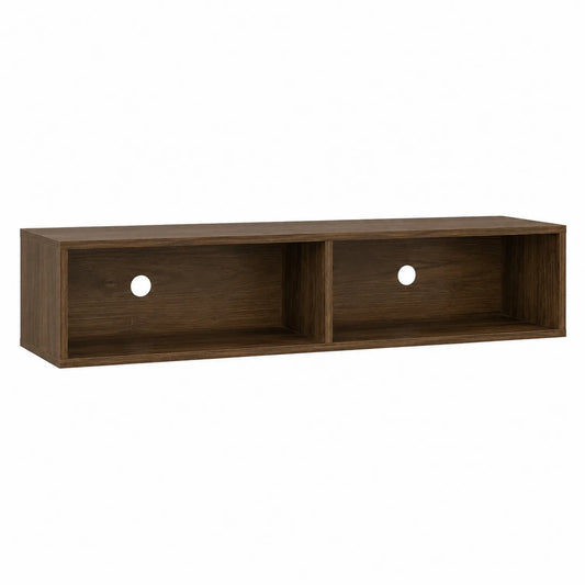 Wandregal Holzoptik Braun 120x30x20 cm