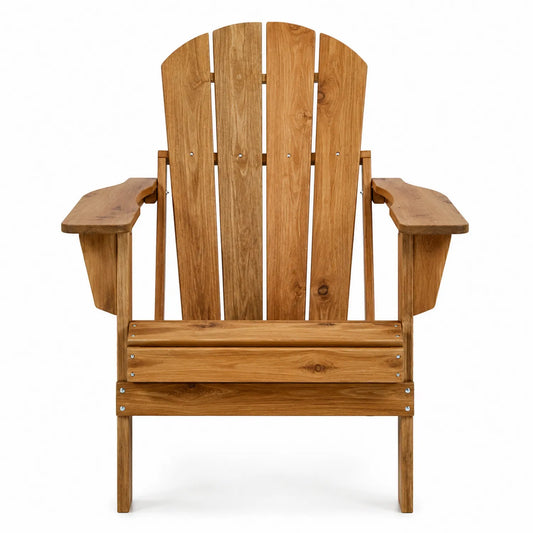 Adirondack Stuhl aus Holz Natur 90x75x88cm